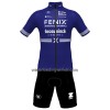 Set Fietsshirt + Korte Koersbroek 2023 Fenix-Deceuninck Donkerblauw
